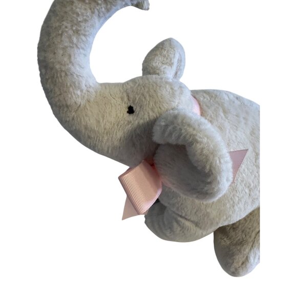 Baby Ganz Collection “Sweet Elephant”Stuffed Animal Soft Toy lovey Pink Ribbon - Picture 2 of 15